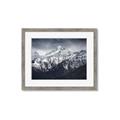 Picture of Snow Mountain with Blue Sky _GroupedProduct_Rectangle_Landscape_Photography _GroupedProduct_Rectangle_Landscape_Framed_Matted_