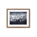 Picture of Snow Mountain with Blue Sky _GroupedProduct_Rectangle_Landscape_Photography _GroupedProduct_Rectangle_Landscape_Framed_Matted_
