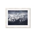 Picture of Snow Mountain with Blue Sky _GroupedProduct_Rectangle_Landscape_Photography _GroupedProduct_Rectangle_Landscape_Framed_Matted_
