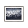Picture of Snow Mountain with Blue Sky _GroupedProduct_Rectangle_Landscape_Photography _GroupedProduct_Rectangle_Landscape_Framed_Matted_