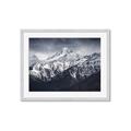 Picture of Snow Mountain with Blue Sky _GroupedProduct_Rectangle_Landscape_Photography _GroupedProduct_Rectangle_Landscape_Framed_Matted_