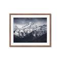 Picture of Snow Mountain with Blue Sky _GroupedProduct_Rectangle_Landscape_Photography _GroupedProduct_Rectangle_Landscape_Framed_Matted_