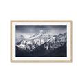 Picture of Snow Mountain with Blue Sky _GroupedProduct_Rectangle_Landscape_Photography _GroupedProduct_Rectangle_Landscape_Framed_Matted_