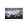 Picture of Snow Mountain with Blue Sky _GroupedProduct_Rectangle_Landscape_Photography _GroupedProduct_Rectangle_Landscape_Framed_Matted_