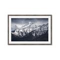 Picture of Snow Mountain with Blue Sky _GroupedProduct_Rectangle_Landscape_Photography _GroupedProduct_Rectangle_Landscape_Framed_Matted_