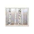Picture of Birch forest in fog I _GroupedProduct_Rectangle_Landscape_Photography _GroupedProduct_Rectangle_Landscape_Framed_Matted_