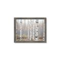 Picture of Birch forest in fog II _GroupedProduct_Rectangle_Landscape_Photography _GroupedProduct_Rectangle_Landscape_Framed_Matted_