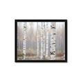 Picture of Birch forest in fog II _GroupedProduct_Rectangle_Landscape_Photography _GroupedProduct_Rectangle_Landscape_Framed_Matted_