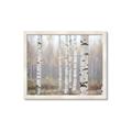 Picture of Birch forest in fog II _GroupedProduct_Rectangle_Landscape_Photography _GroupedProduct_Rectangle_Landscape_Framed_Matted_