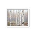 Picture of Birch forest in fog II _GroupedProduct_Rectangle_Landscape_Photography _GroupedProduct_Rectangle_Landscape_Framed_Matted_