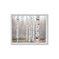 Picture of Birch forest in fog II _GroupedProduct_Rectangle_Landscape_Photography _GroupedProduct_Rectangle_Landscape_Framed_Matted_
