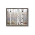 Picture of Birch forest in fog II _GroupedProduct_Rectangle_Landscape_Photography _GroupedProduct_Rectangle_Landscape_Framed_Matted_
