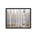 Picture of Birch forest in fog II _GroupedProduct_Rectangle_Landscape_Photography _GroupedProduct_Rectangle_Landscape_Framed_Matted_