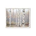 Picture of Birch forest in fog II _GroupedProduct_Rectangle_Landscape_Photography _GroupedProduct_Rectangle_Landscape_Framed_Matted_