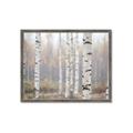 Picture of Birch forest in fog II _GroupedProduct_Rectangle_Landscape_Photography _GroupedProduct_Rectangle_Landscape_Framed_Matted_