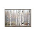 Picture of Birch forest in fog II _GroupedProduct_Rectangle_Landscape_Photography _GroupedProduct_Rectangle_Landscape_Framed_Matted_