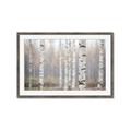 Picture of Birch forest in fog II _GroupedProduct_Rectangle_Landscape_Photography _GroupedProduct_Rectangle_Landscape_Framed_Matted_