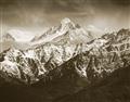 Picture of Snow Mountain with Blue Sky _GroupedProduct_Rectangle_Landscape_Photography _GroupedProduct_Rectangle_Landscape_Unframed_Print_Only_