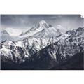 Picture of Snow Mountain with Blue Sky _GroupedProduct_Rectangle_Landscape_Photography _GroupedProduct_Rectangle_Landscape_Unframed_Print_Only_