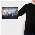 Picture of Snow Mountain with Blue Sky _GroupedProduct_Rectangle_Landscape_Photography _GroupedProduct_Rectangle_Landscape_Canvas_