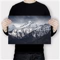Picture of Snow Mountain with Blue Sky _GroupedProduct_Rectangle_Landscape_Photography _GroupedProduct_Rectangle_Landscape_Canvas_