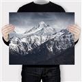 Picture of Snow Mountain with Blue Sky _GroupedProduct_Rectangle_Landscape_Photography _GroupedProduct_Rectangle_Landscape_Canvas_
