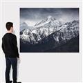 Picture of Snow Mountain with Blue Sky _GroupedProduct_Rectangle_Landscape_Photography _GroupedProduct_Rectangle_Landscape_Canvas_