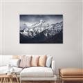 Picture of Snow Mountain with Blue Sky _GroupedProduct_Rectangle_Landscape_Photography _GroupedProduct_Rectangle_Landscape_Canvas_