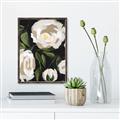 Picture of White Buttercups  _GroupedProduct_Rectangle_Portrait_Canvas_Framed_