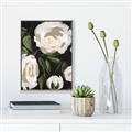 Picture of White Buttercups  _GroupedProduct_Rectangle_Portrait_Canvas_Framed_
