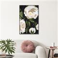 Picture of White Buttercups  _GroupedProduct_Rectangle_Portrait_Canvas_Framed_