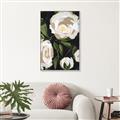 Picture of White Buttercups  _GroupedProduct_Rectangle_Portrait_Canvas_Framed_