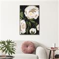 Picture of White Buttercups  _GroupedProduct_Rectangle_Portrait_Canvas_Framed_