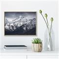 Picture of Snow Mountain with Blue Sky _GroupedProduct_Rectangle_Landscape_Photography _GroupedProduct_Rectangle_Landscape_Canvas_Framed_