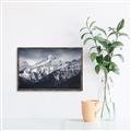 Picture of Snow Mountain with Blue Sky _GroupedProduct_Rectangle_Landscape_Photography _GroupedProduct_Rectangle_Landscape_Canvas_Framed_