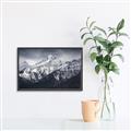 Picture of Snow Mountain with Blue Sky _GroupedProduct_Rectangle_Landscape_Photography _GroupedProduct_Rectangle_Landscape_Canvas_Framed_