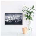 Picture of Snow Mountain with Blue Sky _GroupedProduct_Rectangle_Landscape_Photography _GroupedProduct_Rectangle_Landscape_Canvas_Framed_