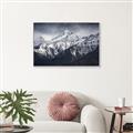 Picture of Snow Mountain with Blue Sky _GroupedProduct_Rectangle_Landscape_Photography _GroupedProduct_Rectangle_Landscape_Canvas_Framed_
