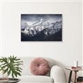 Picture of Snow Mountain with Blue Sky _GroupedProduct_Rectangle_Landscape_Photography _GroupedProduct_Rectangle_Landscape_Canvas_Framed_