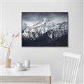 Picture of Snow Mountain with Blue Sky _GroupedProduct_Rectangle_Landscape_Photography _GroupedProduct_Rectangle_Landscape_Canvas_Framed_