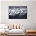 Picture of Snow Mountain with Blue Sky _GroupedProduct_Rectangle_Landscape_Photography _GroupedProduct_Rectangle_Landscape_Canvas_Framed_