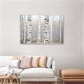 Picture of Birch forest in fog I _GroupedProduct_Rectangle_Landscape_Photography _GroupedProduct_Rectangle_Landscape_Canvas_Framed_
