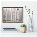 Picture of Birch forest in fog II _GroupedProduct_Rectangle_Landscape_Photography _GroupedProduct_Rectangle_Landscape_Canvas_Framed_