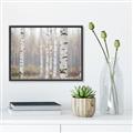 Picture of Birch forest in fog II _GroupedProduct_Rectangle_Landscape_Photography _GroupedProduct_Rectangle_Landscape_Canvas_Framed_