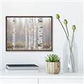 Picture of Birch forest in fog II _GroupedProduct_Rectangle_Landscape_Photography _GroupedProduct_Rectangle_Landscape_Canvas_Framed_
