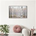 Picture of Birch forest in fog II _GroupedProduct_Rectangle_Landscape_Photography _GroupedProduct_Rectangle_Landscape_Canvas_Framed_