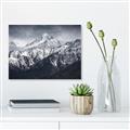 Picture of Snow Mountain with Blue Sky _GroupedProduct_Rectangle_Landscape_Photography _GroupedProduct_Rectangle_Landscape_Unframed_Print_Only_