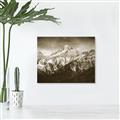 Picture of Snow Mountain with Blue Sky _GroupedProduct_Rectangle_Landscape_Photography _GroupedProduct_Rectangle_Landscape_Unframed_Print_Only_