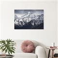 Picture of Snow Mountain with Blue Sky _GroupedProduct_Rectangle_Landscape_Photography _GroupedProduct_Rectangle_Landscape_Unframed_Print_Only_