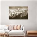 Picture of Snow Mountain with Blue Sky _GroupedProduct_Rectangle_Landscape_Photography _GroupedProduct_Rectangle_Landscape_Unframed_Print_Only_